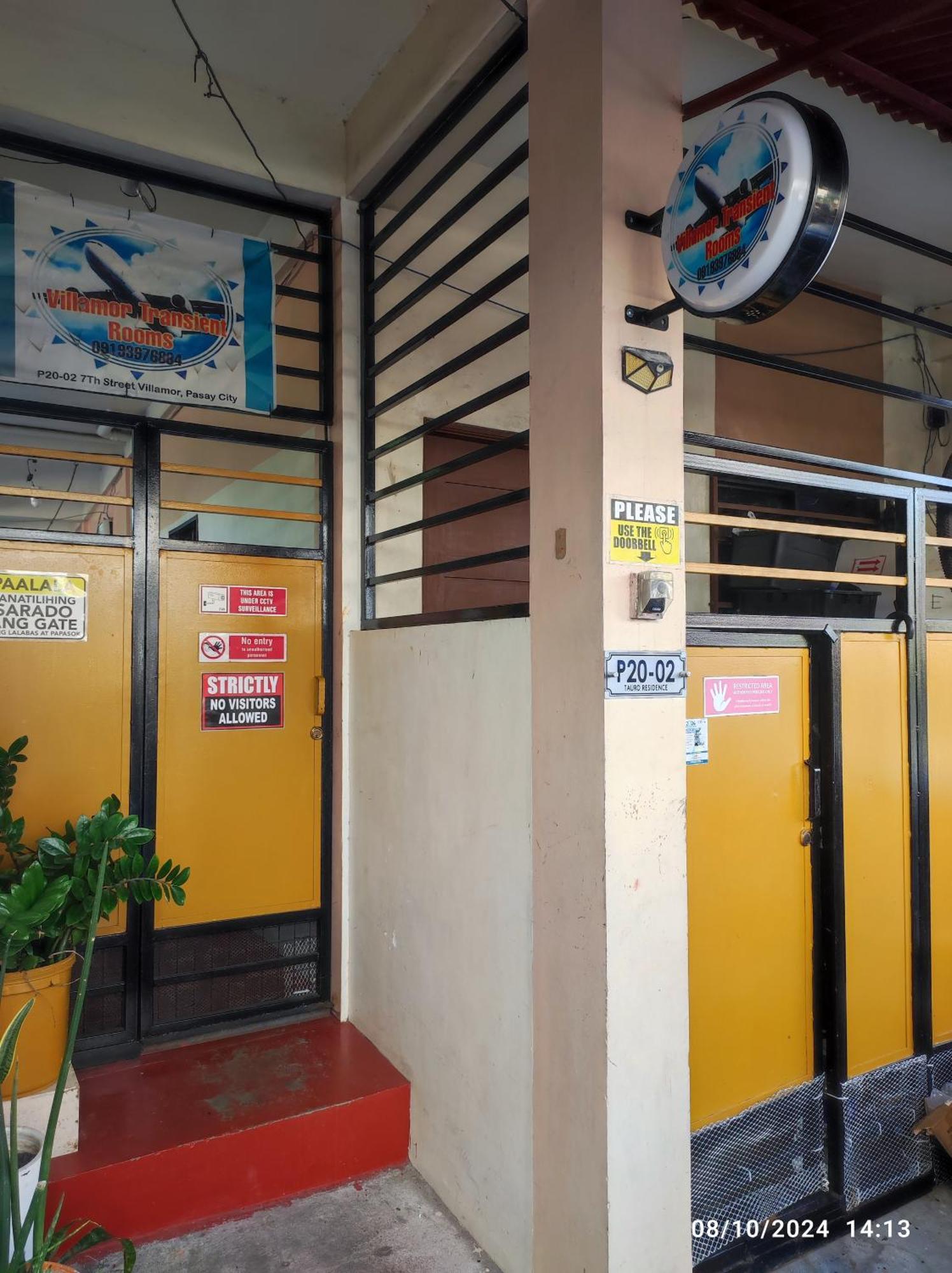 Airport Villamor Transient Rooms Manila Exterior foto